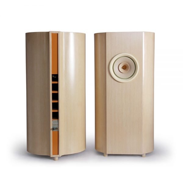 crystal-10 10" full range driver on the wooden cabinet